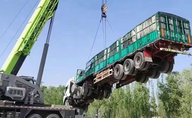 莱州道路脱困救援案例